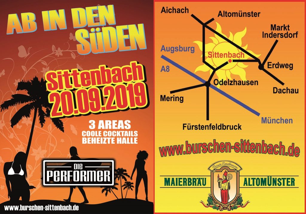 Ab in den Süden Sittenbach 2019